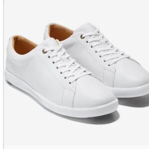 Cole Haan White Leather Women's Low-Top Sneakers